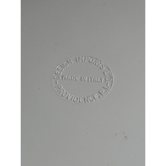 Mebel Italy Melamine Kitty Black Cat at Window Footed 8" Tray Plate Trivet - Picture 4 of 5